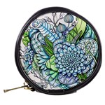 Peaceful Flower Garden 2 Mini Makeup Case Back