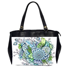 Peaceful Flower Garden 2 Oversize Office Handbag (two Sides) by Zandiepants