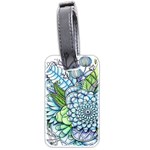 Peaceful Flower Garden 2 Luggage Tag (Two Sides) Back