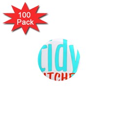 Tidy Bitcheslarge1 Fw 1  Mini Button Magnet (100 Pack)