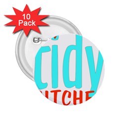 Tidy Bitcheslarge1 Fw 2 25  Button (10 Pack)