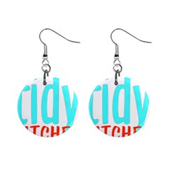 Tidy Bitcheslarge1 Fw Mini Button Earrings