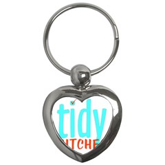 Tidy Bitcheslarge1 Fw Key Chain (heart)