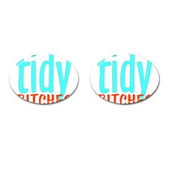 Tidy Bitcheslarge1 Fw Cufflinks (oval)