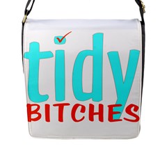 Tidy Bitcheslarge1 Fw Flap Closure Messenger Bag (large) by tidybitches