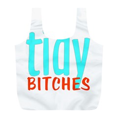 Tidy Bitcheslarge1 Fw Reusable Bag (l) by tidybitches