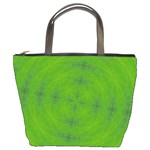 Go Green Kaleidoscope Bucket Handbag Front