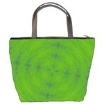 Go Green Kaleidoscope Bucket Handbag Back