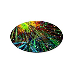 Exploding Fireworks Sticker (oval) by StuffOrSomething