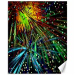 Exploding Fireworks Canvas 11  x 14  (Unframed) 10.95 x13.48  Canvas - 1