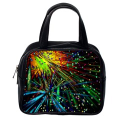 Exploding Fireworks Classic Handbag (one Side) by StuffOrSomething