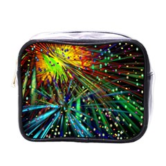 Exploding Fireworks Mini Travel Toiletry Bag (one Side) by StuffOrSomething