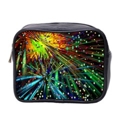 Exploding Fireworks Mini Travel Toiletry Bag (two Sides) by StuffOrSomething