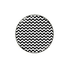 Black And White Zigzag Golf Ball Marker (for Hat Clip) by Zandiepants