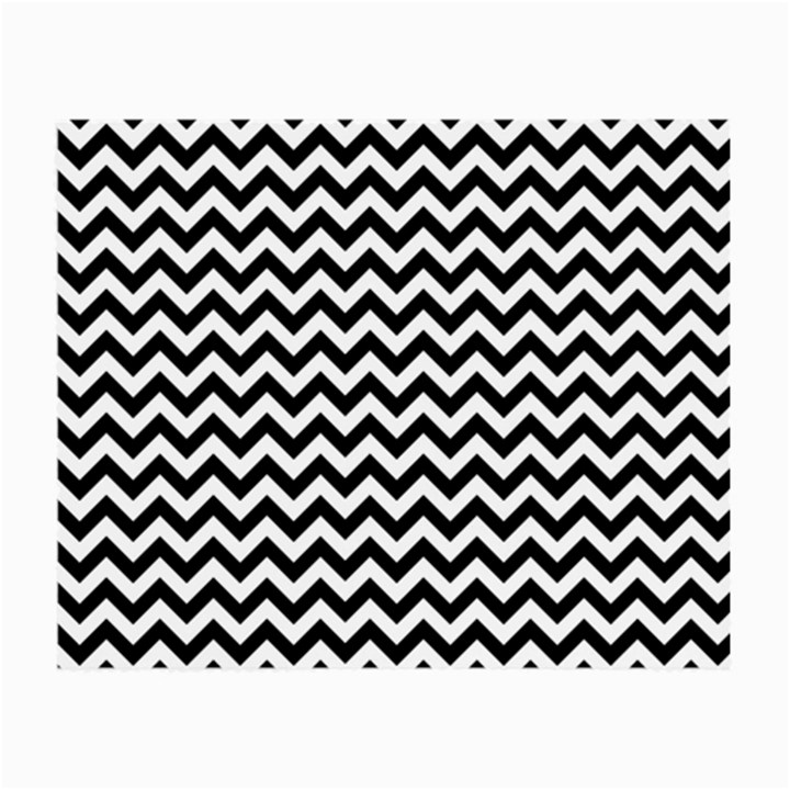 Black And White Zigzag Glasses Cloth (Small)