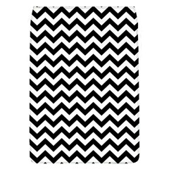 Black And White Zigzag Removable Flap Cover (large) by Zandiepants