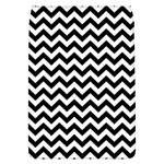 Black And White Zigzag Removable Flap Cover (Large) Front