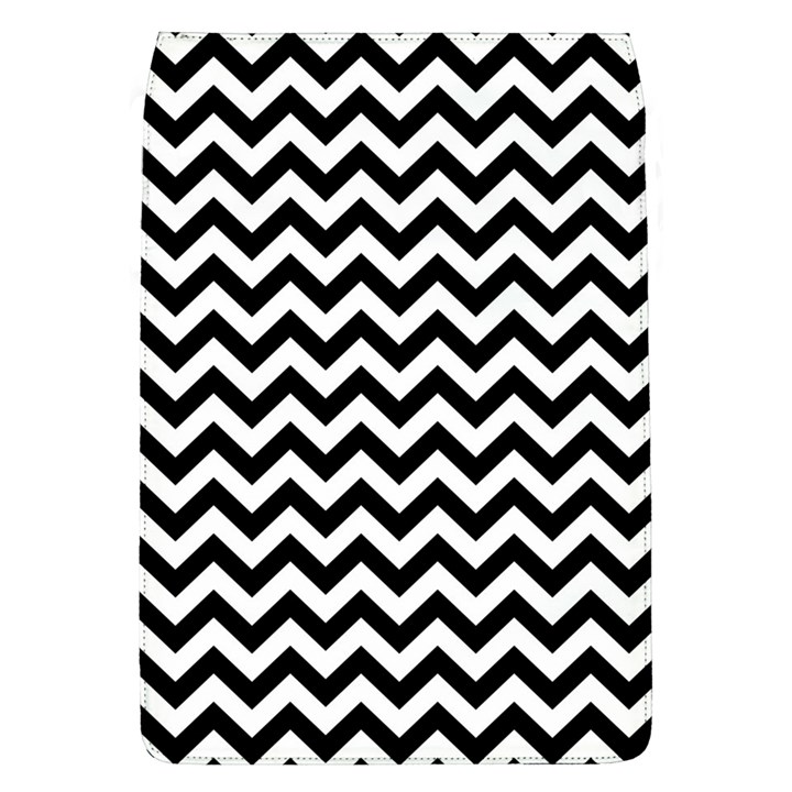 Black And White Zigzag Removable Flap Cover (Large)