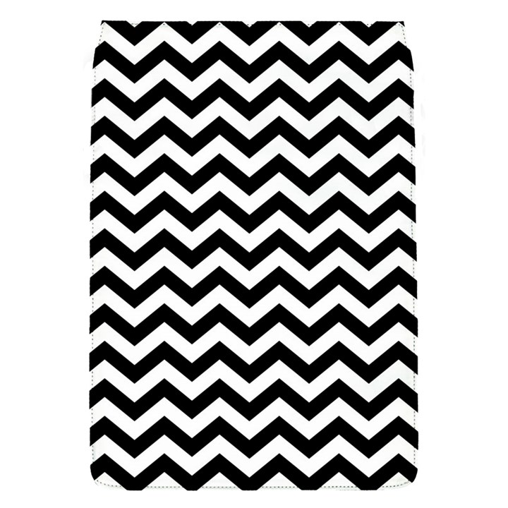 Black And White Zigzag Removable Flap Cover (Small)