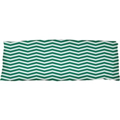 Emerald Green And White Zigzag Samsung Galaxy Nexus S I9020 Hardshell Case by Zandiepants