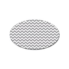 Grey And White Zigzag Sticker 100 Pack (oval)