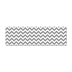 Grey And White Zigzag Bumper Sticker 100 Pack by Zandiepants