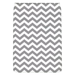 Grey And White Zigzag Removable Flap Cover (small) by Zandiepants