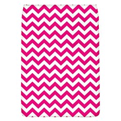 Hot Pink And White Zigzag Removable Flap Cover (large) by Zandiepants