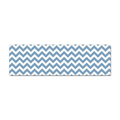 Blue And White Zigzag Bumper Sticker 100 Pack by Zandiepants