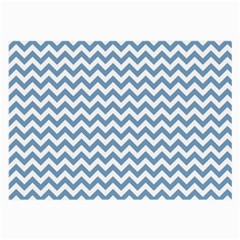 Blue And White Zigzag Glasses Cloth (large)