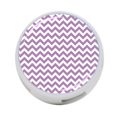 Lilac And White Zigzag 4-port Usb Hub (one Side) by Zandiepants