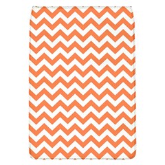 Orange And White Zigzag Removable Flap Cover (large) by Zandiepants