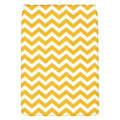 Sunny Yellow And White Zigzag Pattern Removable Flap Cover (Small)