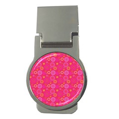 Psychedelic Kaleidoscope Money Clip (round)