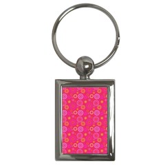 Psychedelic Kaleidoscope Key Chain (rectangle) by StuffOrSomething