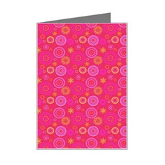 Psychedelic Kaleidoscope Mini Greeting Card