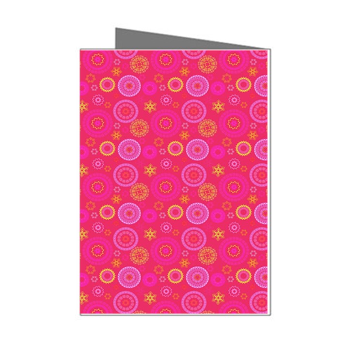 Psychedelic Kaleidoscope Mini Greeting Card (8 Pack)