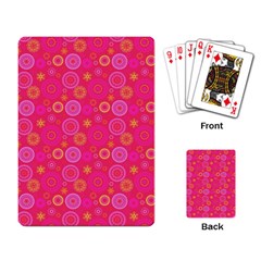 Psychedelic Kaleidoscope Playing Cards Single Design