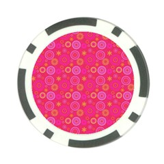 Psychedelic Kaleidoscope Poker Chip