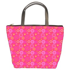 Psychedelic Kaleidoscope Bucket Handbag