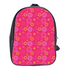 Psychedelic Kaleidoscope School Bag (large)