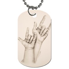 I Love You Dog Tag (two-sided)  by TonyaButcher