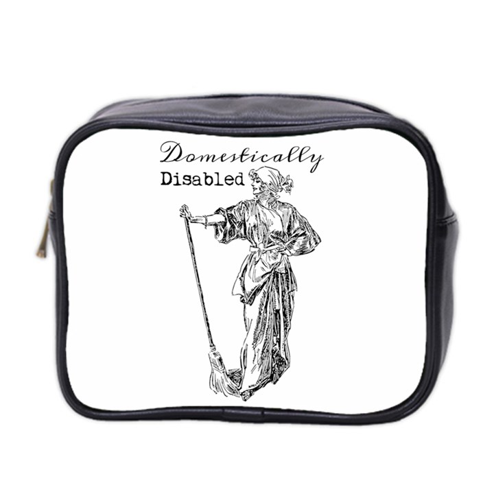 Domestically Disabled Mini Travel Toiletry Bag (Two Sides)