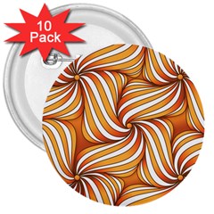 Sunny Organic Pinwheel 3  Button (10 Pack) by Zandiepants