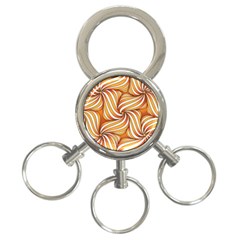 Sunny Organic Pinwheel 3-ring Key Chain by Zandiepants