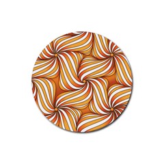 Sunny Organic Pinwheel Drink Coaster (round) by Zandiepants