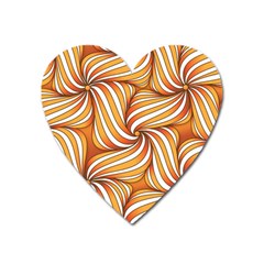 Sunny Organic Pinwheel Magnet (heart) by Zandiepants