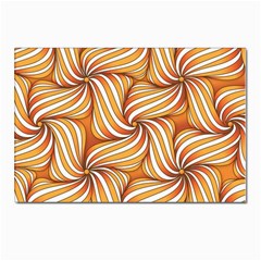 Sunny Organic Pinwheel Postcards 5  X 7  (10 Pack) by Zandiepants