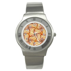 Sunny Organic Pinwheel Stainless Steel Watch (slim) by Zandiepants