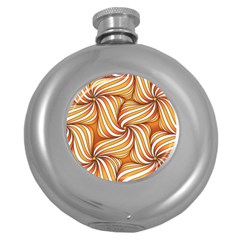 Sunny Organic Pinwheel Hip Flask (round)